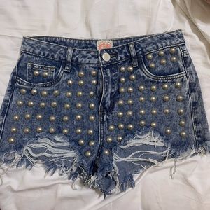 Gianni Bini studded shorts.